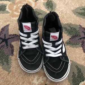 Toddler SK8-HI ZIP Van Shoes Size 8.5